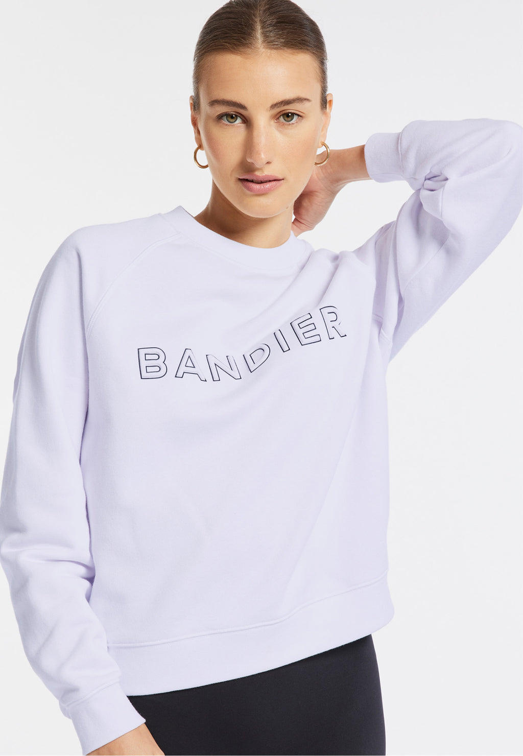 White Bandier Crewneck sweatshirt