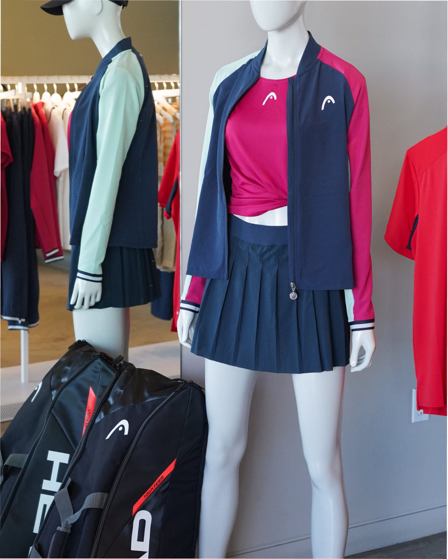 Head Sportswear on a mannequin