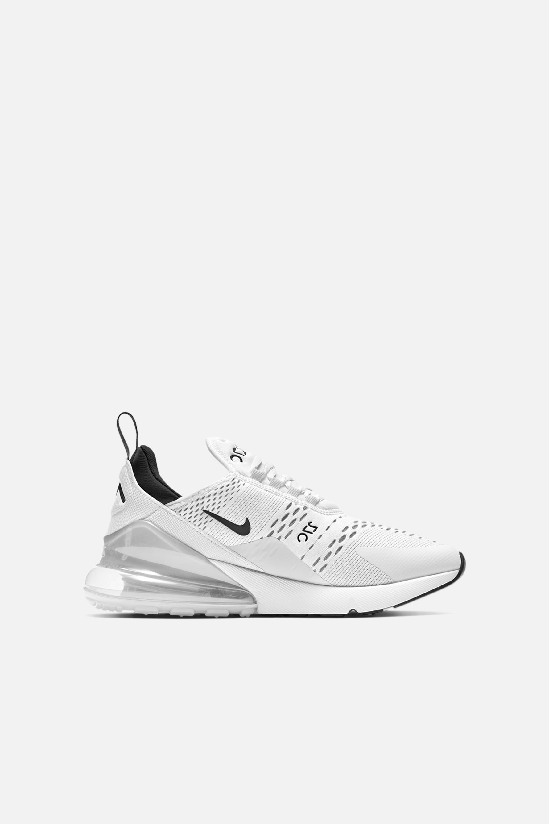 Nike Womens Air Max 270 - Womens Running Shoes White/Black/White Size 8.5