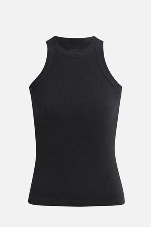Buy Black Ribbed Racer Tank Vest Sleeveless Top from the Next UK online shop