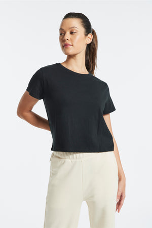 boxy cotton tee