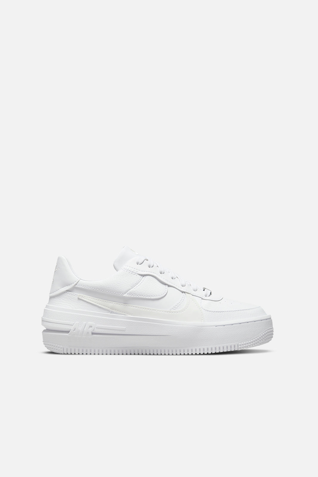 Nike Women's Air Force 1 PLT.AF.ORM Shoes, Size 7.5, White/White/White