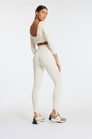 Leggings with elastic foot band hotsell