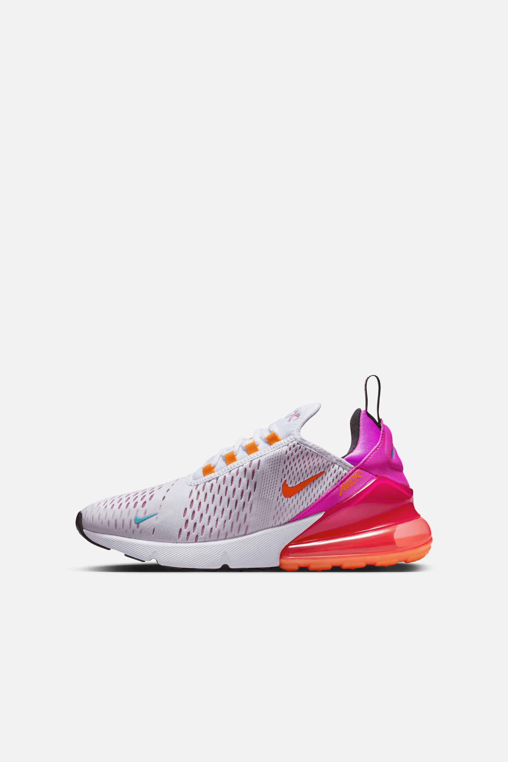 Nike Air Max 270 React Women's Shoes Noble Red-Black-Vivid Purple